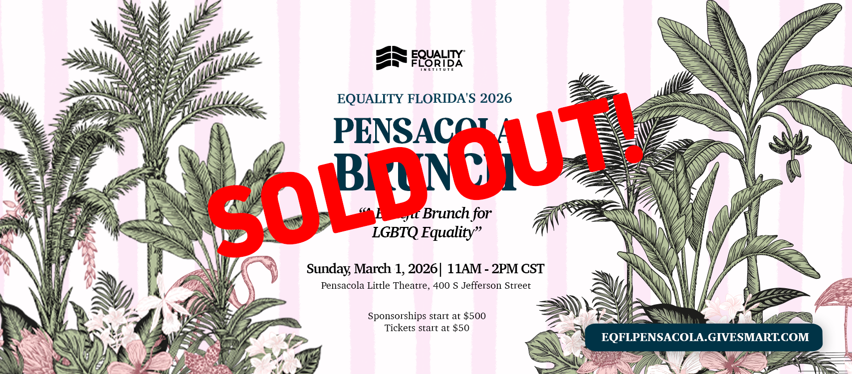 The Pensacola Brunch is Sold Out